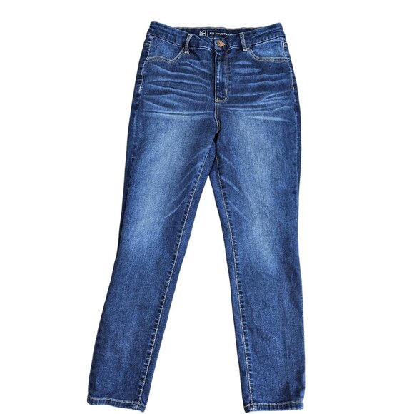 No Boundaries Jeans Womens 13 Blue Medium Wash Stretch Denim Skinny Mid Rise - Picture 1 of 11